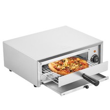 VEVOR Four à Pizza Électrique 12 pouces 1500 W 50-350 ℃ Plateau Ramasse-Miettes