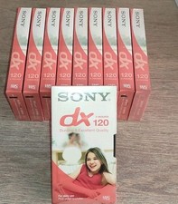 LOT DE 10 CASSETTE SONY VIERGE