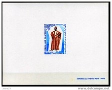 Mauritanie  N° 290 - Costumes traditionnels - Homme en boubou - Epreuve de luxe 