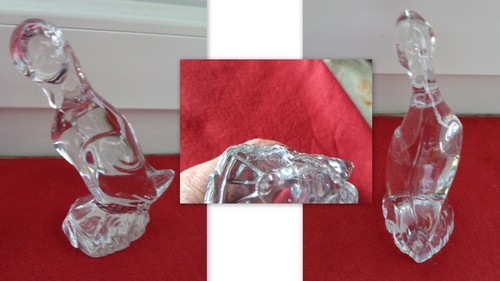 Figurine oiseau canard cristal - figurine,