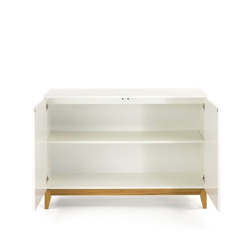 Buffet portes blanco 120cm - buffet,