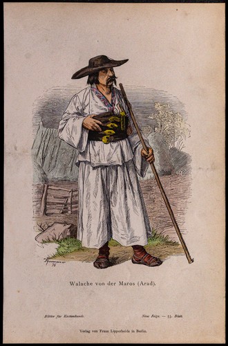 1880ca valaque en - 1880ca, costume