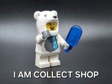 LEGO MINIFIG POLAR BEAR COSTUME OURS POLAIRE ENFANT WINTER VILLAGE CITY (NEUF)