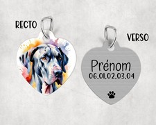 Médaille pour chien Dogue