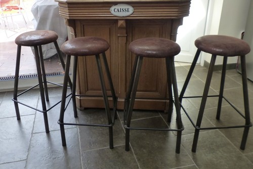 Anciens tabourets haut - anciens,