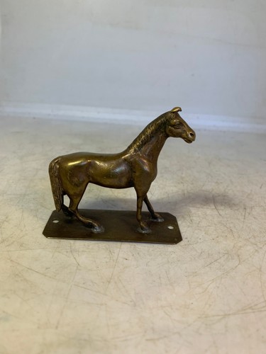 Ancien bronze decor cheval - bronze,