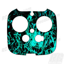 DJI Inspire Drone Wrap RC Quadcopter Decal Custom Skin Controller Cyan Flames