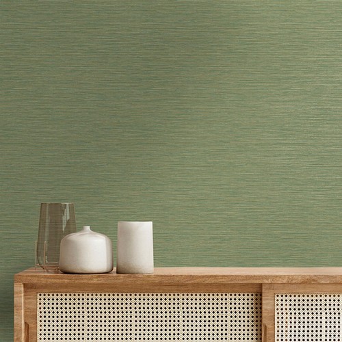 Papier peint métallique vert - métallique,
