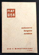 Fiat 615N Truck Van Bus User Manual Maintenance Instruction Manual
