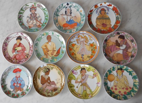 Assiettes enfants monde - enfants, du