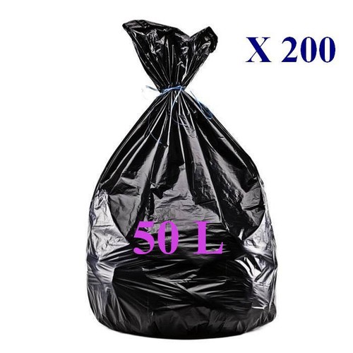 200 sacs poubelle - , noir