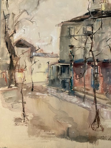 Peinture papier gouache - peinture,