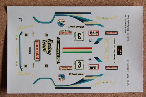 Fiat 131 abarth parmalat rally - fiat,