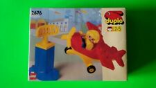 ANCIEN LEGO DUPLO 2676 BERTIE LE PETIT AVION ROUGE + ACCESSOIRES (8 pièces) NEUF