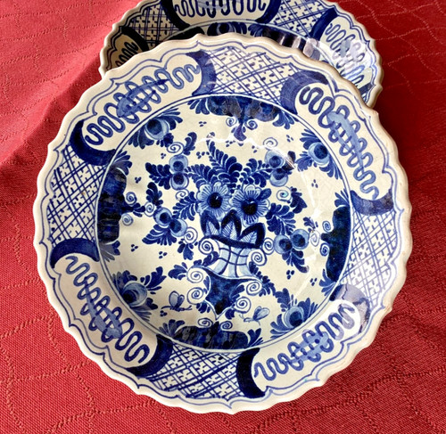 Delft lot deux coupes en - lot,