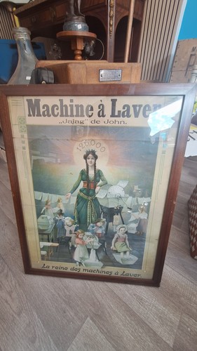 Affiche publicitaire ancienne