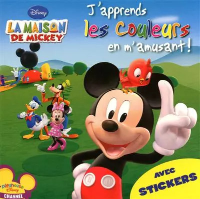 Maison mickey apprends - j'apprends, les