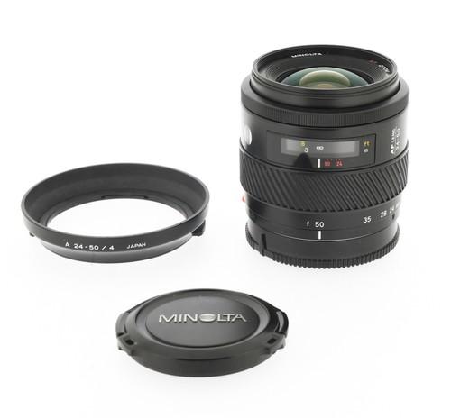 Minolta f 4 - 24‑50, –