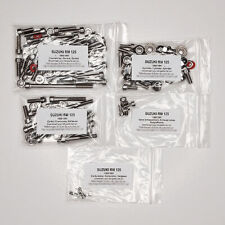 SUZUKI RM 125 1989 1990 1991 Kit vis BTR inox moteur complet RM125