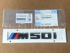 Genuine G07 X7 Cerium Gray Trunk Emblem "M50i" Lettering Decal Badge NEW