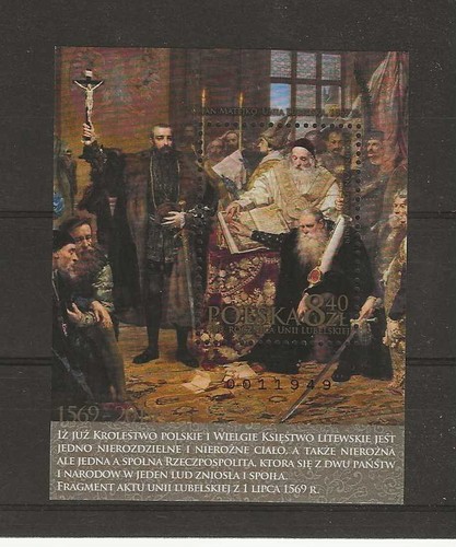 Pologne polska yvert - polska, bloc