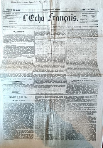 Vieux journal l echo - vieux,