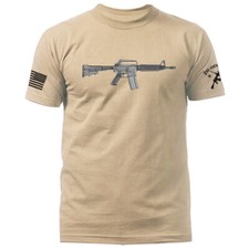 AR-15 2nd Amendment American Pride Gun Patriotic Graphic T-shirt