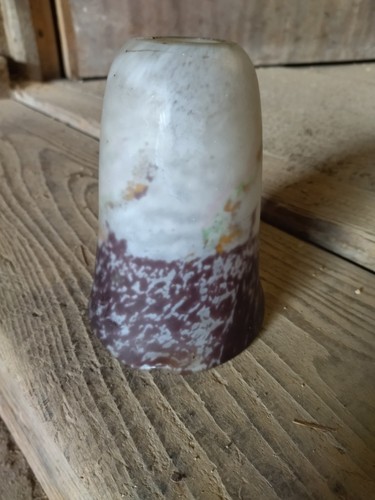 Tulipe pâte verre signé - pâte, de