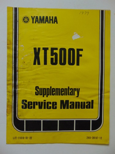 Factory yamaha xt500f - factory,