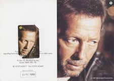 5 X PHONE CARD - ERIC CLAPTON - NUMBERED/1000 - 1997 - RARE