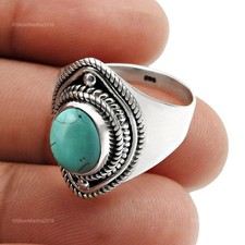 Bague Cocktail En Turquoise