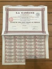 LA CASEINE - C. LUVILLE & Cie (F)