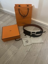 Ceinture Hermes Et Cuir De