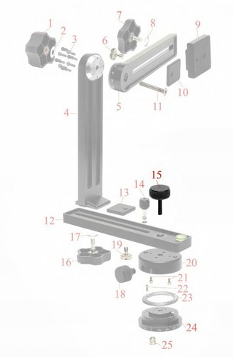 Nodal ninja vis pour rotateur - pour,