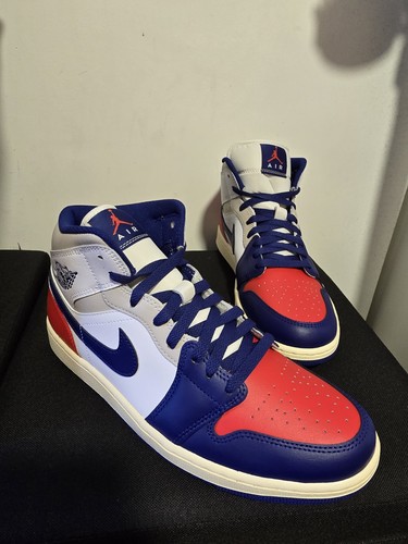 Nike air jordan mid - white, /