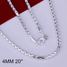 Chaine ronde plaqué argent