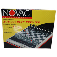 Novag Chess Computer Aquamarine Premier 1995 Vintage Read Description