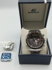CASIO Edifice ECB-800 Bluetooth Solar Chronograph Watch Stainless Steel Men