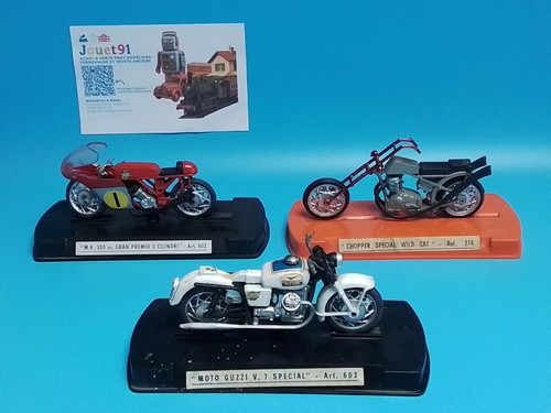 Polistil 3 motos - polistil, 1/24.