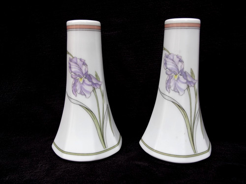 Paire vases décor - vases,