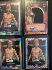 rinya nakamura UFC Topps  Midnight Rookie Auto Relic 12/75 Plus 3