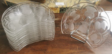 LALIQUE Lot 12 ASSIETTES Verre
