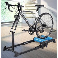 Rouleau de vélo d'intérieur avec 7 niveaux de réglage pour cyclistes,