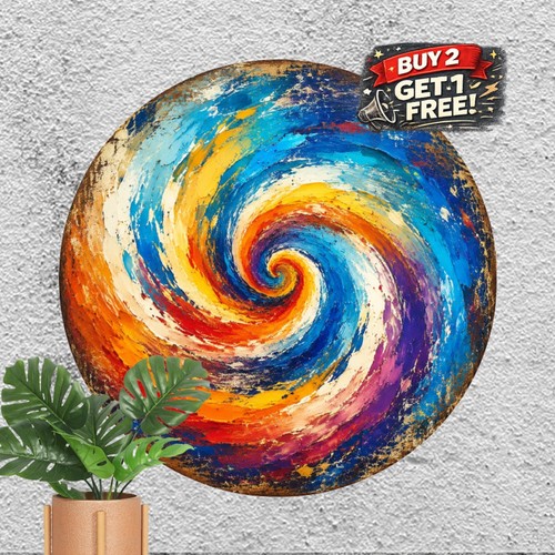 Vibrant swirl abstract design - abstract,