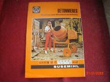 OLD CONCRETE ADVERTISING BROCHURE ""TRICOLEURS & CRAFTSMEN"" SUSEMIHL