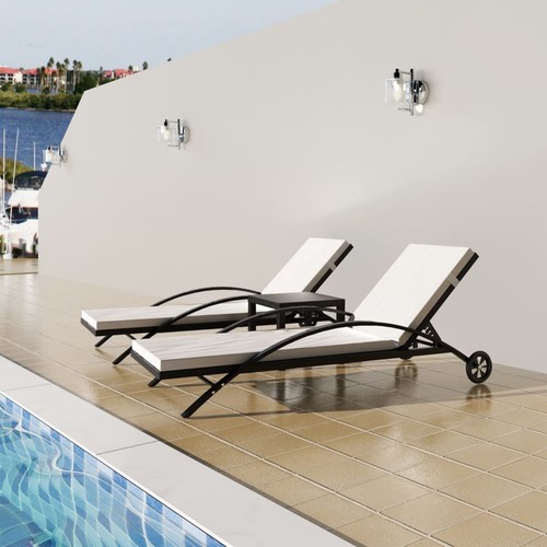 Chaises longues table résine - longues,