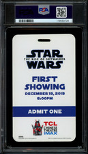 STAR WARS EPISODE IX: RISE OF SKYWALKER / 2019 First Showing Movie Ticket, PSA 2