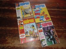 A VOIR ! LOT 4 ANCIENNES BD " SPIROU " 1974/75