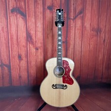 43''12 String J-200 Acoustic Electric Guitar Solid Spruce Top Rosewood Fretboard