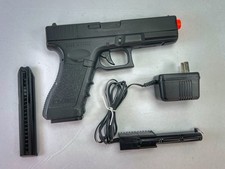 CYMA CM.030 Electric Airsoft Glock 18 Full Auto AEP Pistol New Batt+ Charger Mag